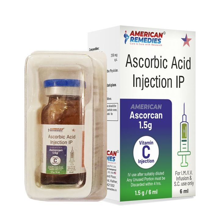Ascorcan C Injection 1.5 g - American Remedies