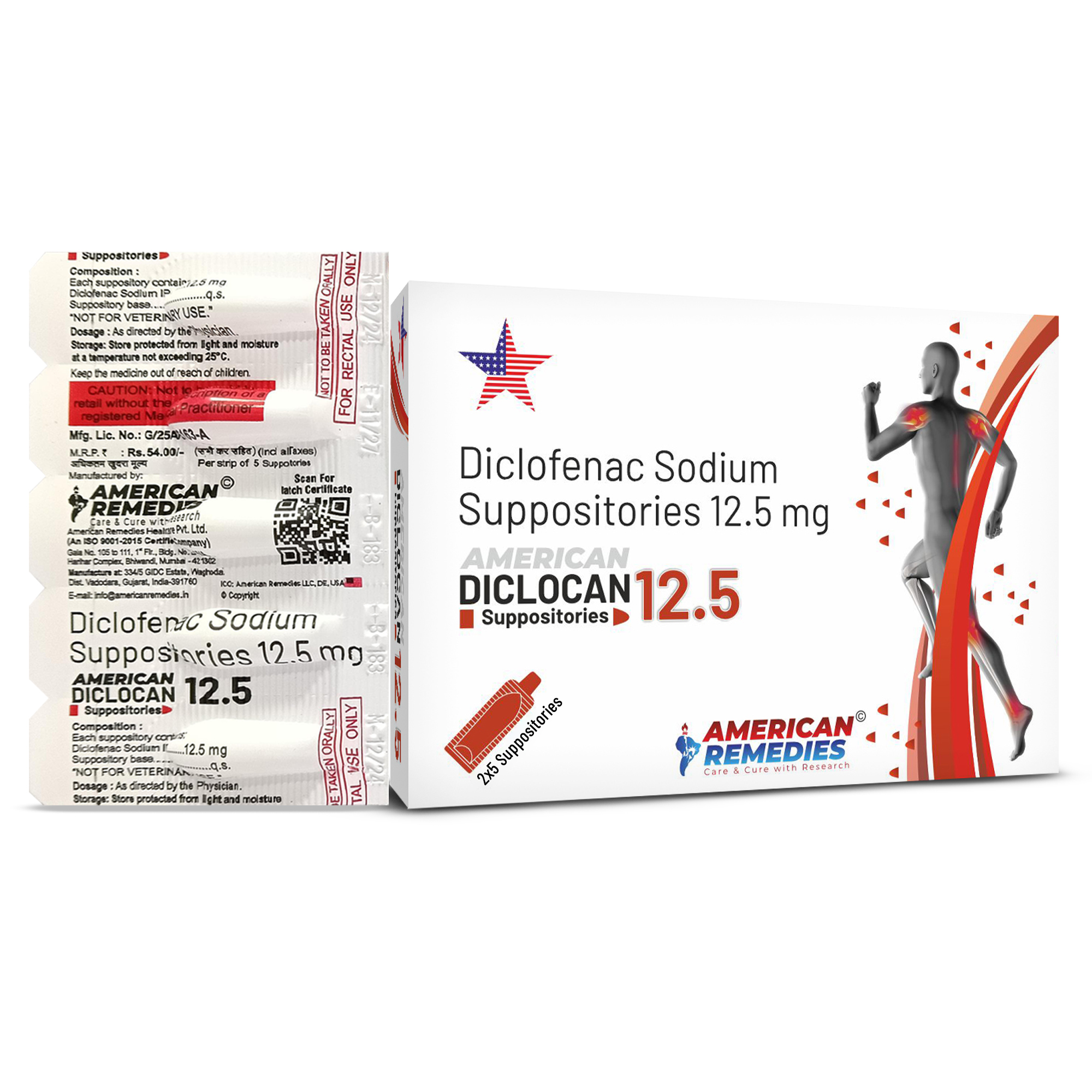 Diclocan 12.5 Suppositories