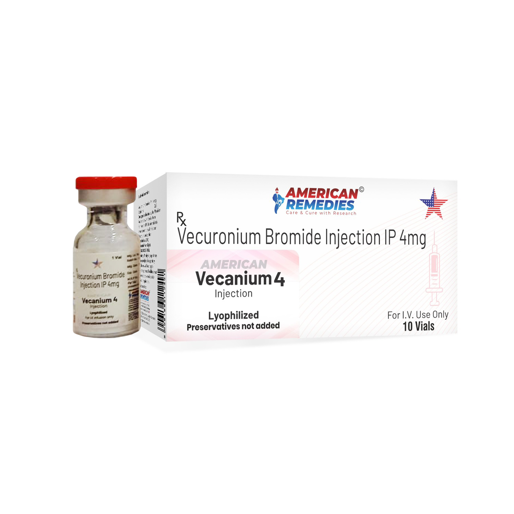 Vecanium 4 mg Injection
