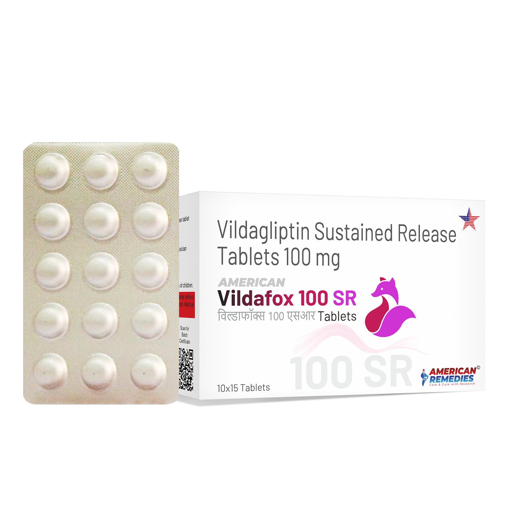 Vildafox 100 SR Tablets