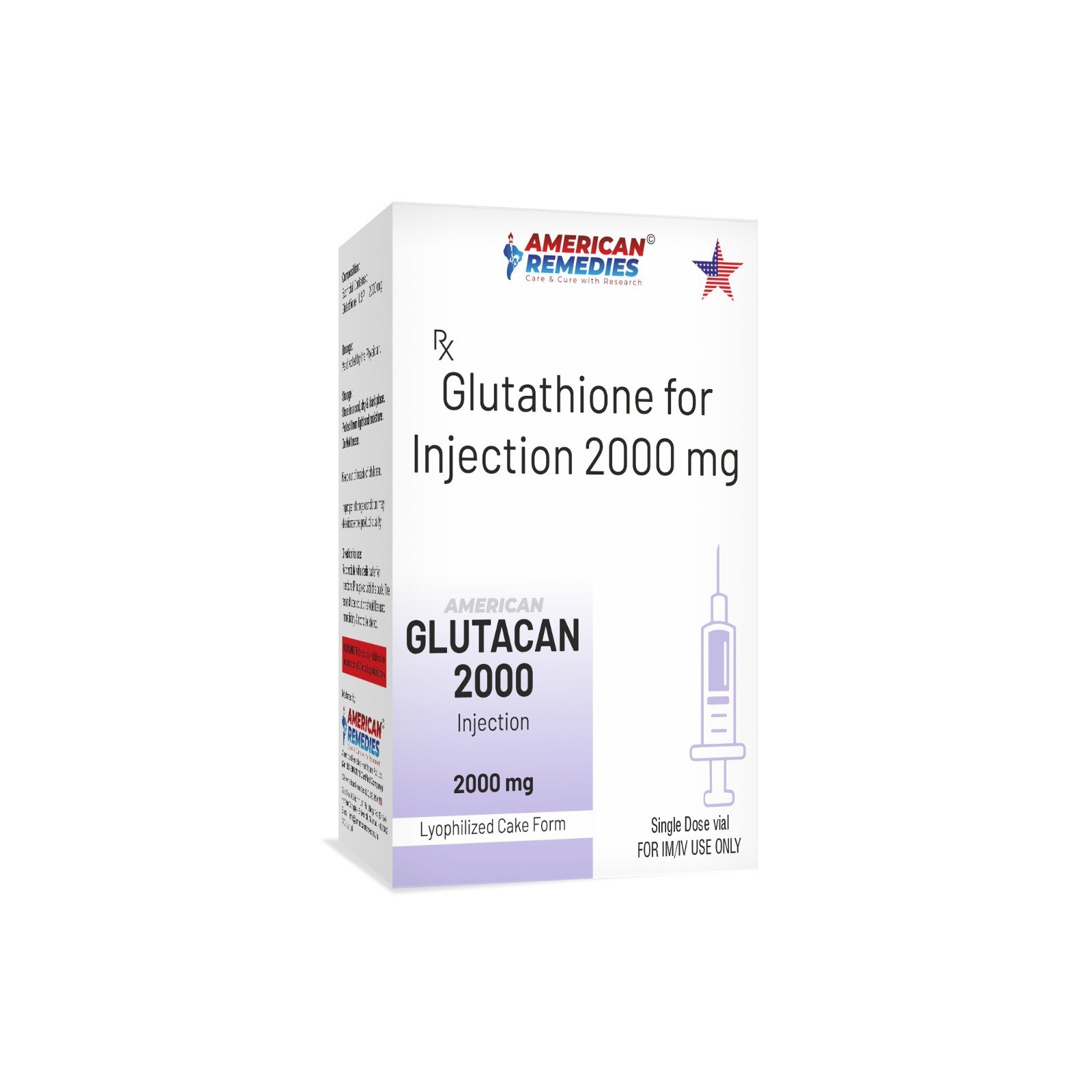 american remedies glutathione Glutacan 2000 Injection